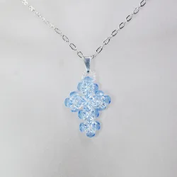 Pendant 40cm - Aileen-Silver Chain - Pendant 40cm - Laiton argenté